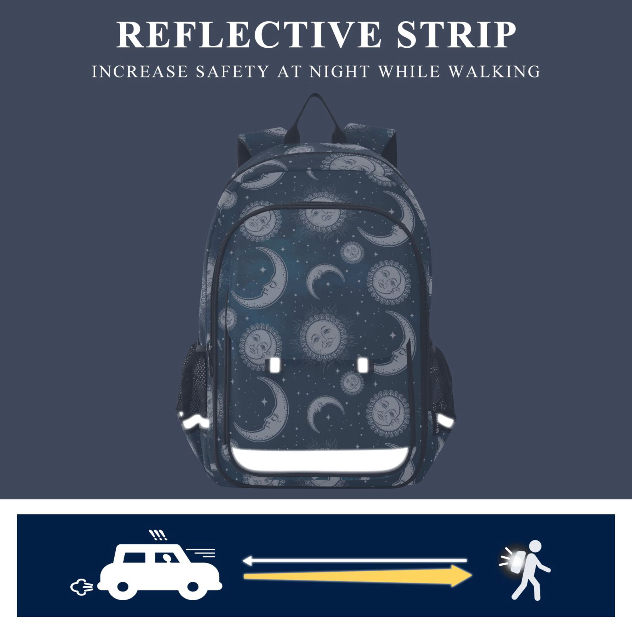 ALAZA Bohomia Moon Sun and Stars Laptop Backpack Purse Travel Bag Casual School Bookbag Rucksack for Women Men