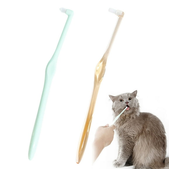 Cat Teeth Cleaning Brush - Soft Bristles Kitten Dental Brush Pet Toothbrush