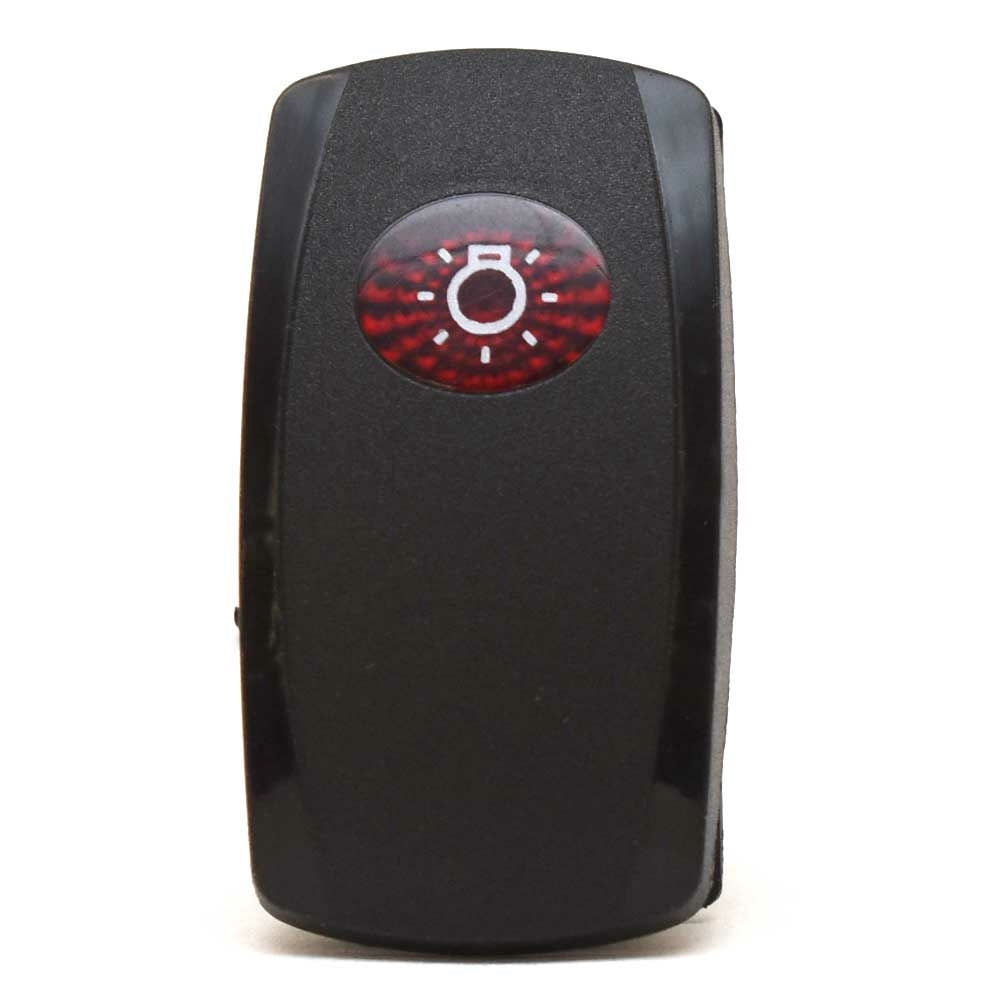 Carling On/Off Contura V Boat Rocker Switch | Lights 3-Spade 12V