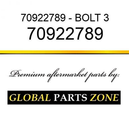 

70922789 - BOLT 3/4 X 3 fits Caterpillar (CAT)