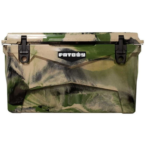 Fatboy 45 Quart Roto Molded Hard Sided Cooler Army Camo
