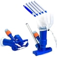thumbnail image 3 of Irfora Kit de limpieza de piscinas Aspirador Cabezal de succión con cepillos Varilla extensible Bolsa de malla Irfora Limpiador de piscinas, 3 of 7