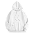 thumbnail image 5 of Fiaer Womens Hoodies Long Sleeve Ocean Theme Letter Graphic Hooded Sweatshirts Loose Fall Pocket Tops White2 L, 5 of 6