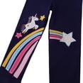 thumbnail image 3 of Toddler Girls Hundred Cute Rainbow Print Colorful Leggings Sweatpants Bottoms, 3 of 6