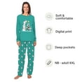 thumbnail image 2 of Snowman Christmas Tree Holiday Pajama Sets, Festive Pajamas, Size NB - Men 6XL, 2 of 7