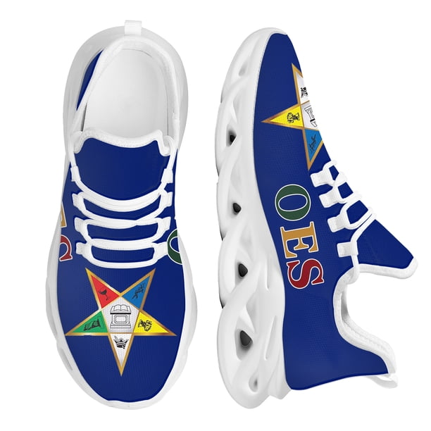 OES Sistars Order Of Eastern Design - Zapatillas de plataforma cómodas, informales, de malla, ligeras, para correr, para mujer