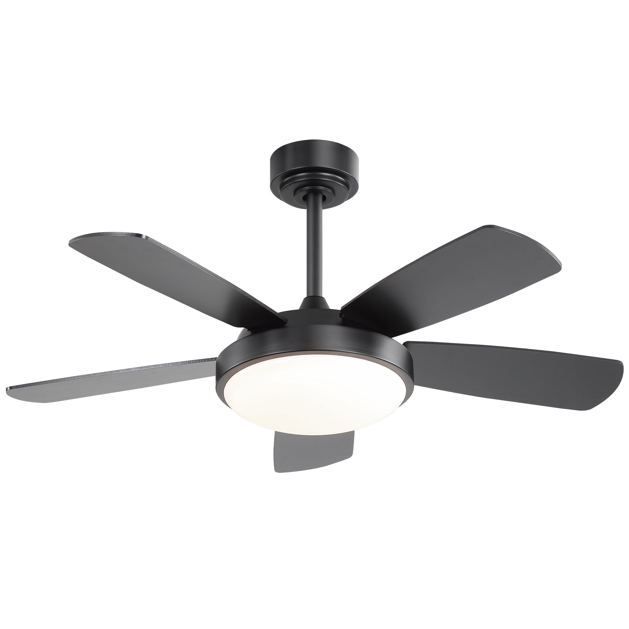 Sofucor 42'' Black Bedroom Ceiling Fans with Lights and Remote