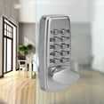 thumbnail image 4 of Cerradura De Combinación Mecánica De Contraseña De 2-4 Dígitos Cerradura De Puerta De Combinación De Seguridad De Doble Cara Cerradura De Combinación Digital Impermeable Monstrate EL008441-00, 4 of 5