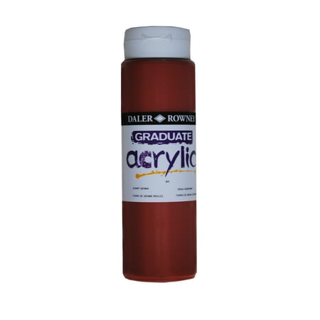 UPC: 5011386019840 | Daler-Rowney Graduate Acrylic  500ml Bottle  Burnt Sienna