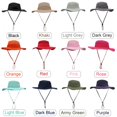 thumbnail image 3 of Chapeau de Protection pour Hommes Femmes Chapeau de Seau Pliable pour la Pêche Randonnée Camping, 3 of 7