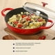 thumbnail image 4 of Everyday Pan Crock-Pot Artisan, hierro fundido, 4,8 L, con tapa, color rojo, 4 of 5