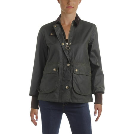 Barbour Womens Waxed Long Sleeves Basic Jacket (Best Barbour Wax Jacket)
