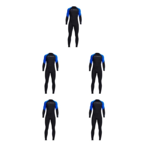 Sonducket Men Diving Wetsuit for Water Sports Warm Wet Surf Zip Suit Back Full Body Type2 NO2
