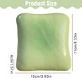 thumbnail image 3 of Toast Squishy Fidget Stress Reliever, Slow-Rising Matcha Green Marble Bread Squeeze for Desk Tactile Play, Plastic, 3 of 8