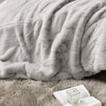 thumbnail image 4 of Coma Inducer Chunky Bunny - ® Oversized Comforter Set - Stone Taupe King 3 Piece, 4 of 4