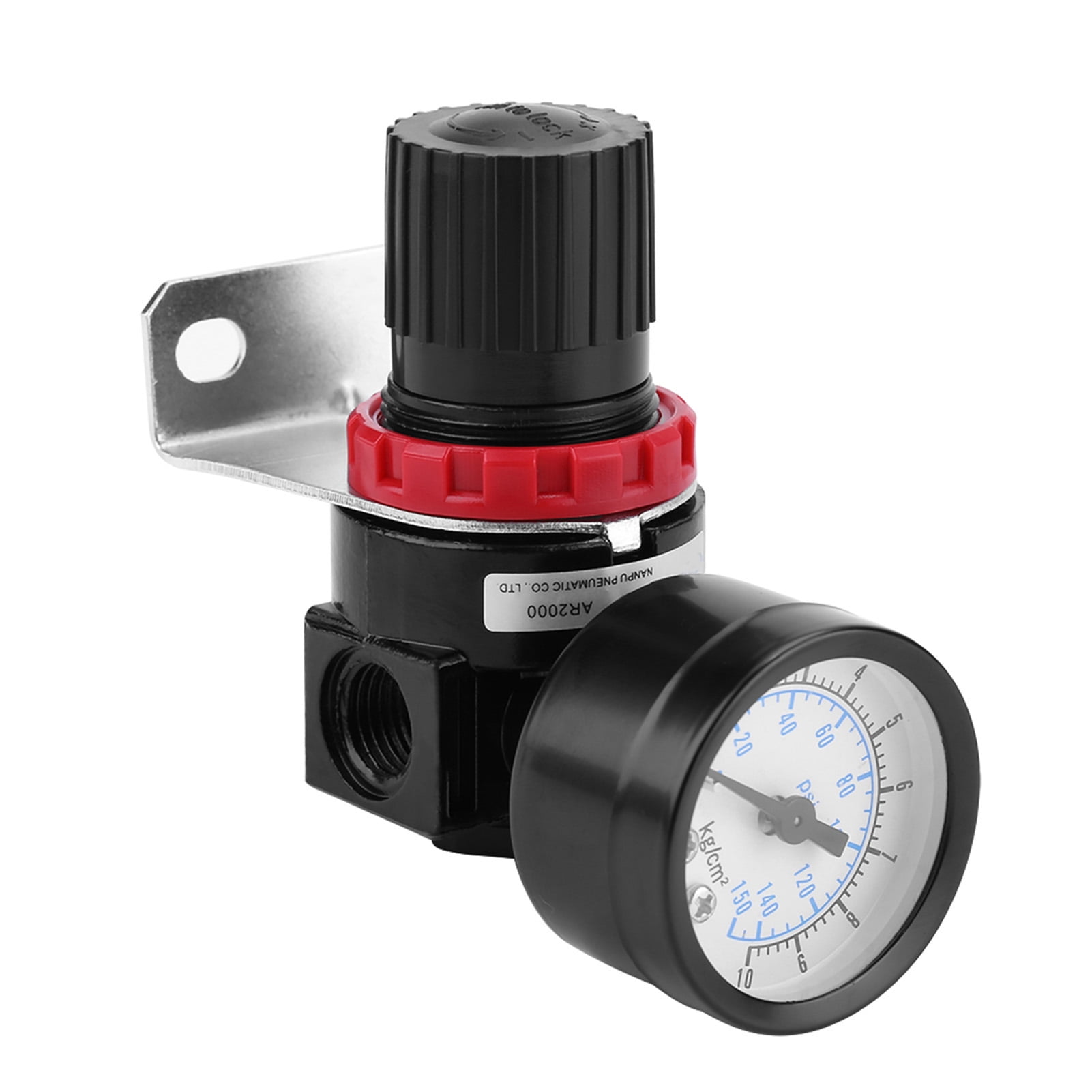 Control Valve Gauge Air Compressor Regulator Valve Aluminum Alloy