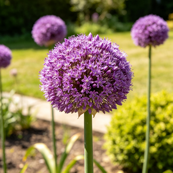 Hardy Allium Bulbs, Easy‑Grow Ornamental Garden Flora‑Ideal for Beds Borders, Plant Pots & Planters