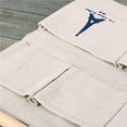 thumbnail image 3 of Bolsa organizadora de lino con 5 bolsillos para colgar en la pared o la puerta, 3 of 6