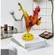 thumbnail image 1 of Adorno de pollo borracho | Escultura de gallo grande y caprichosa para decoración del hogar | Estatua de resina de imitación para sala de estar o entrada, 1 of 6