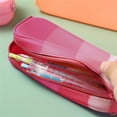 thumbnail image 5 of Portable Waterproof Pencil Pouch Bag,Happon Silicone Pencil Case,Stationery Storage Bag for Cosmetics,Multifunctional Zipper Pencil Pouch for Pencils Makeup Organizer, 5 of 6
