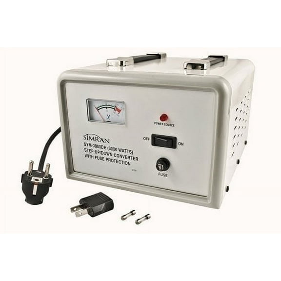 SIMRAN SYM 3000 - DELUXE 3000 WATTS 110/240V STEP UP AND STEP DOWN VOLTAGE TRANSFORMER