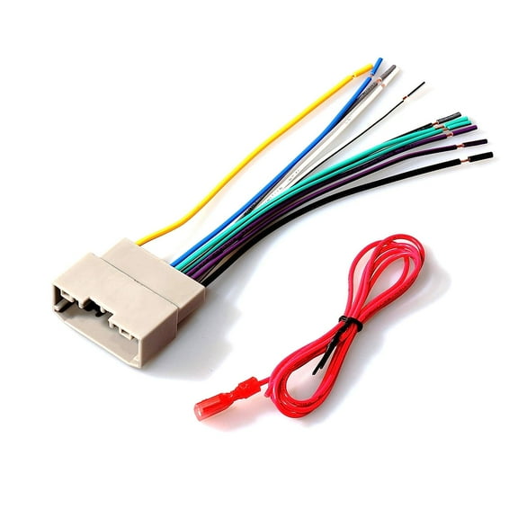 RED WOLF Car Stereo Radio Wire Harness Connector Adapter Replacement for Dodge/Chrysler/Jeep Aftermarket Radio Sirius CD Player Install Wiring Cable Plug Harness
