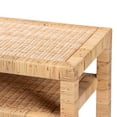 thumbnail image 5 of bali & pari Kalimantan Boho Console Table, Handwoven Natural Rattan, Light Honey, 5 of 9