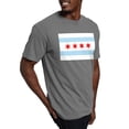 thumbnail image 4 of CafePress - Chicago Flag T Shirt - Mens Comfort Colors Shirt, 4 of 5