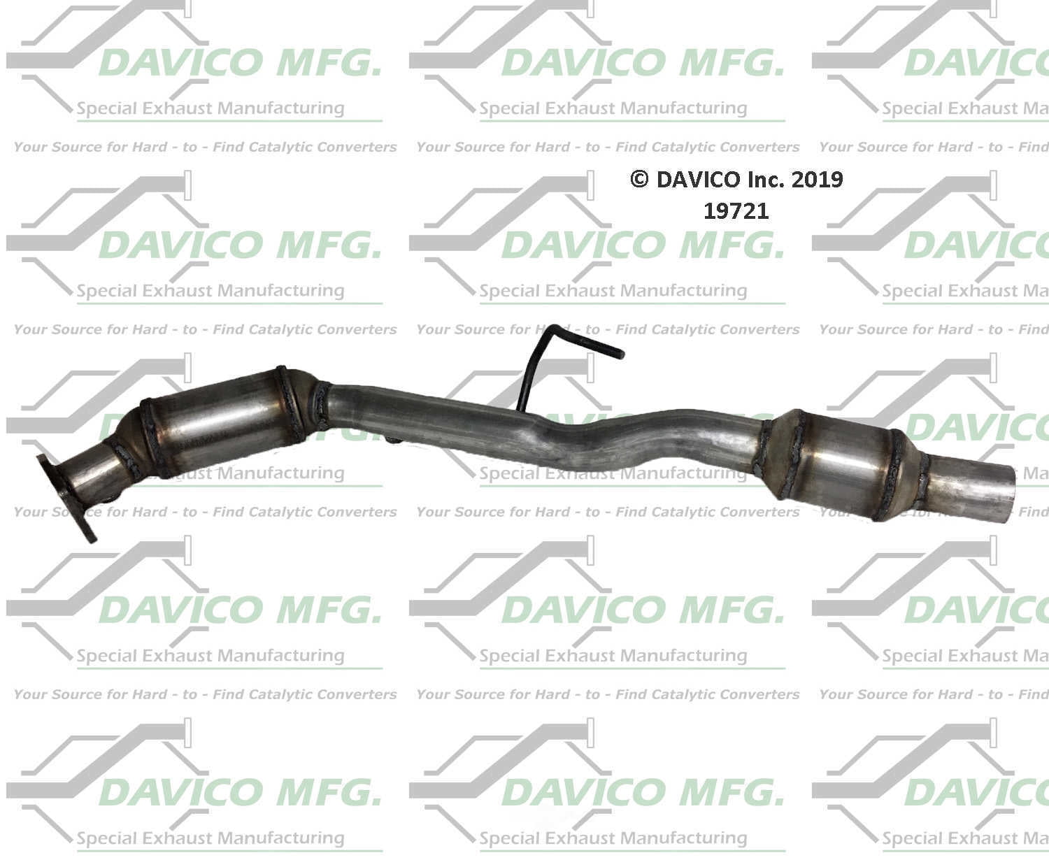 Davico Mfg 19721 Direct-Fit Catalytic Converter
