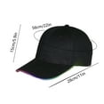 thumbnail image 3 of CxhicLuv LED Hat, Light Cap, 22×11×5.9 Inch Flash Baseball Cap, Party Accessory Supplies, Festive Glow & Shade, Performers, Rave Enthusiasts, Black, 3 of 6