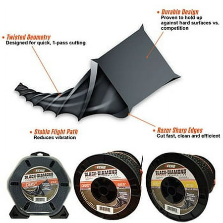 UPC: 0743184014189 | Echo Original Equipment Black Diamond Trimmer Line .105 Line 3 Lb. Spool – 330105073