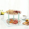 thumbnail image 6 of Two-Tier Round Storage Rack - Durable Materials, Double-Layer Display Shelf for Candies, Snacks, and Small Items - Minimalist Countertop Organizer and Home Decor, 6 of 6