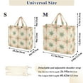 thumbnail image 2 of FORMRS Womens Corduroy Tote Bag Crossbody Shoulder Handbag with Pocket, Pastel Beige Geometric, 2 of 7