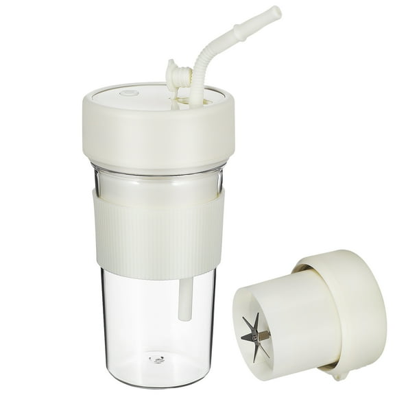 YEAHIBABY Yeahibaby Portable Electric Juicer White Rechargeable for Fresh Fruit Juice in Kitchen