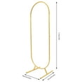 thumbnail image 7 of Wildnix Wedding Arch Stand 5.58ft, Elegant Oval Frame, Gold/White Color, DIY Decoration, Easy Installation, Durable Carbon Steel for Indoor & Outdoor Use, 7 of 7