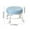 Blue, variant on YOTQUSKI Low Rolling Stool, Low Stools for Sitting, Ergonomic Faux Leather with 360° Swivel for Home, Sewing, Shoe Changing