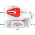 thumbnail image 2 of Casillero de Puerta de Seguridad para El Hogar, Cerraduras de Bloqueo Perfecto para Viajar en Hotel travel door lock Levamdar WMZY-556-1, 2 of 5