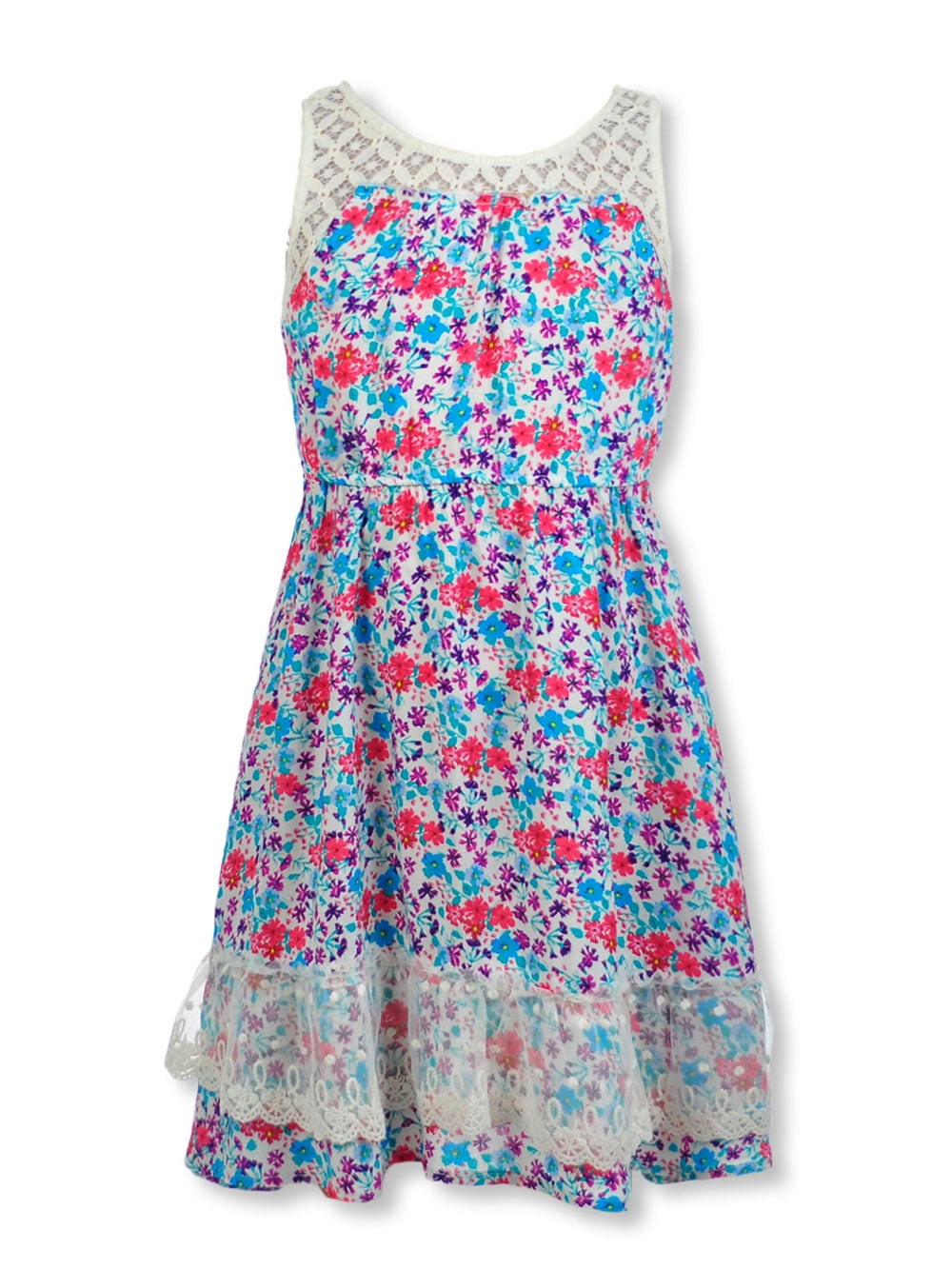Aqua, Pink, Yellow Mayoral Baby Girls 3M-24M Floral Lace Social Party Dress Aqua, Pink, Yellow Mayoral Baby Girls 3M-24M Floral Lace Social Party Dress