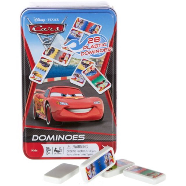 Trefl Kids Disney Domino Cars Cards Strategy Board Game Play Fun Children NEW 