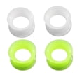 thumbnail image 5 of Two Pair of Soft Silicone Flexible Ear Plugs Tunnels, 5 of 8