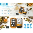 thumbnail image 2 of Digital Scale, AMIR 20g-0.001g Precision Digital Scale for Kitchen Home Jewelry, Orange, 2 of 10