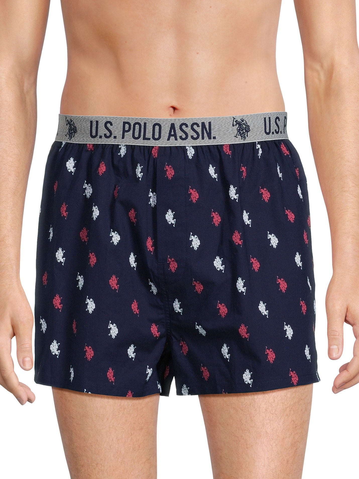U.S. Polo Assn. Men's Cotton Boxers 3-Pack S-3XL Breathable