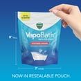 thumbnail image 5 of Vicks VapoBATH Bath Crystals, 36 oz Soothing Bath Soaking Solution with Vicks VapoRub Vapors, Proprietary blend of Menthol, Eucalyptus and Camphor by Vicks, 5 of 7