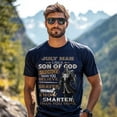 thumbnail image 3 of July Man Tee - Inspirational Christian T-Shirt Gift for Men - Son of God T-Shirt with Empowering Faith Design, 3 of 4