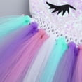 thumbnail image 1 of YiZYiF Robe d'Halloween pour Filles avec Bandeau Jupe Tutu Colorée Cosplay Fête Compétition Princesse Tenue de Déguisement Colorée 4-5 Ans, 1 of 8