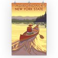 thumbnail image 3 of The Adirondacks, New York, Canoe Scene (24x36 Giclee Gallery Art Print, Vivid Textured Wall Decor), 3 of 3
