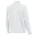 thumbnail image 3 of Men's Antigua White Iowa Hawkeyes Twist Quarter-Zip Jacket, 3 of 3