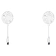 thumbnail image 2 of Ventilador USB Recargable Silencioso Bewildely Mini Juego Blanco 2Conjunto, 2 of 6