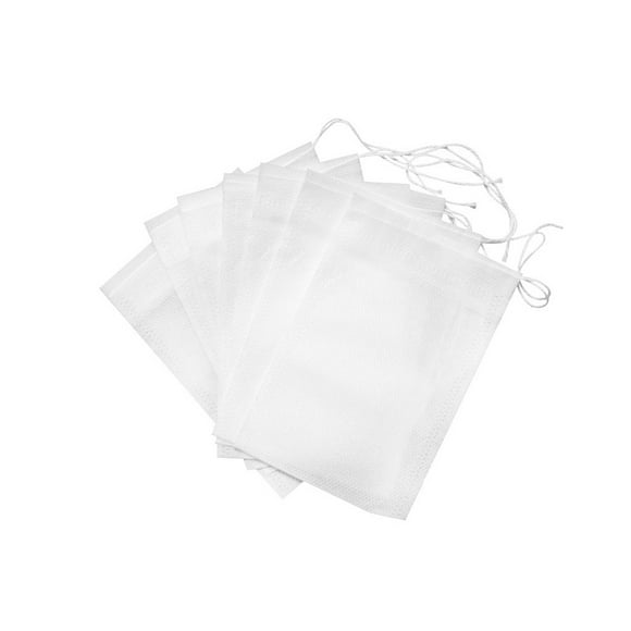 Transemion 200x Food Grade Materials Tea Filter Bags – Brew With Confidence And White 7*9cm 1Set