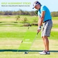 thumbnail image 3 of Palo de alineación de golf Asyxstar, 48 varillas, paquete de 2 con funda, 3 of 5